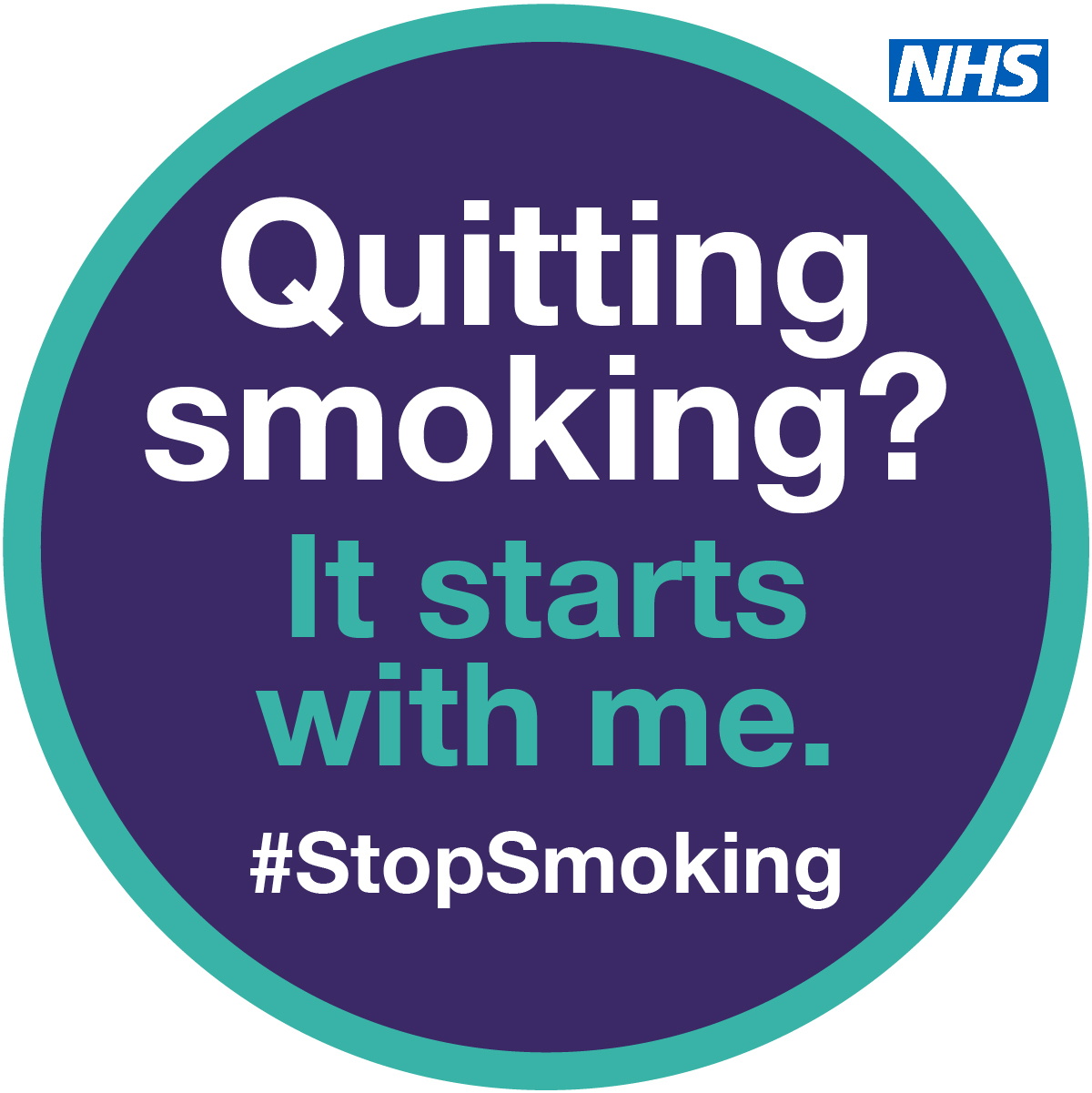 Quitting smoking? It starts with me. #StopSmoking